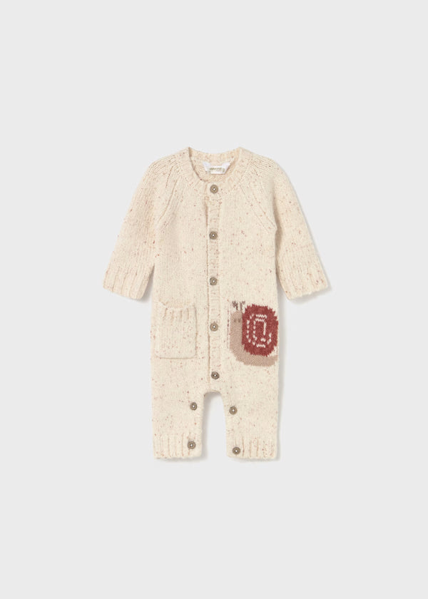 Knit Snail Romper