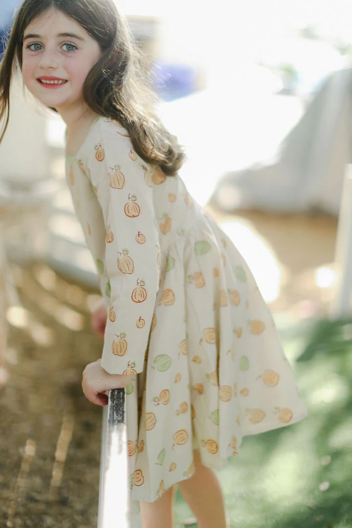 Heirloom Pumpkin Flutter Dress