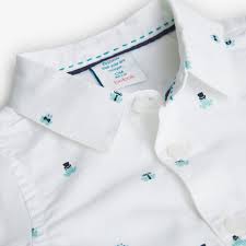 Frog Poplin Button Down