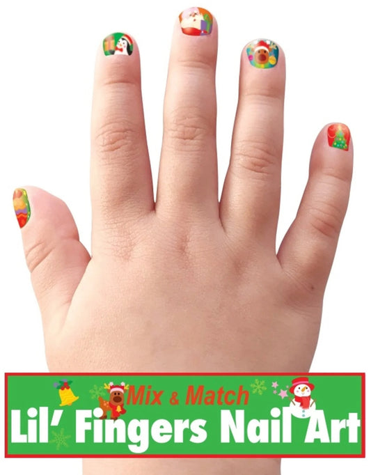 Holly Jolly Christmas Nail Art