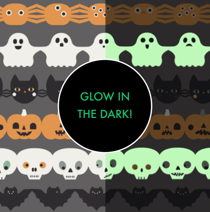 Halloween Paper Garland Glow In The Dark Loungewear Set