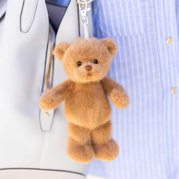 Happy Mavi Bear Key Charm