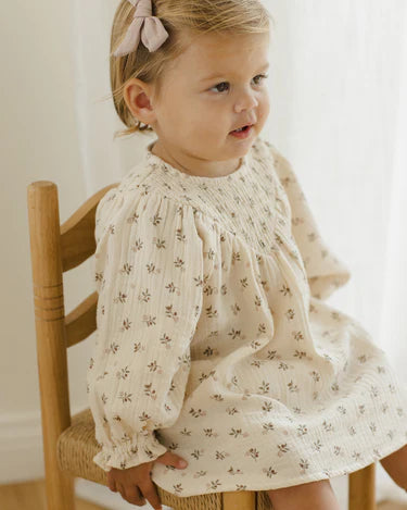 Holly Berry V Smocked Dress