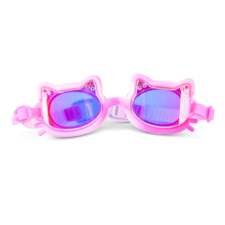 Tie-Dye Tabby Kids’ Swim Goggles