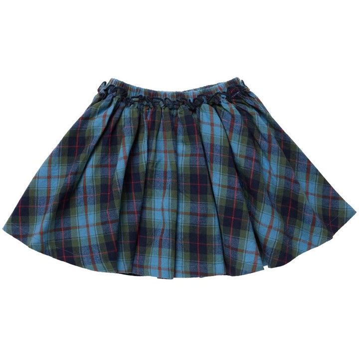 Gianna Skirt Blue Tartan