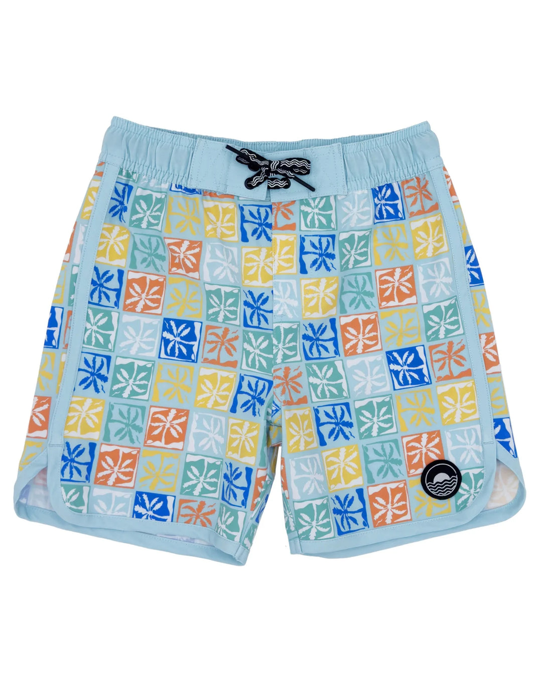 Palm Check Board Shorts