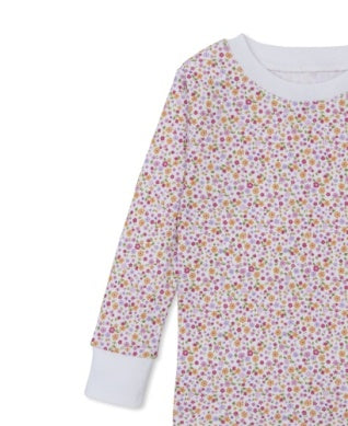 Blossoming Bows Pajama Set Snug Fit