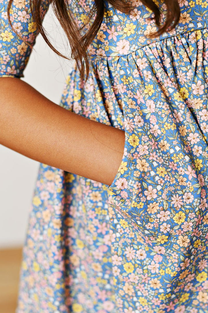 Fall Floral Proper Dress