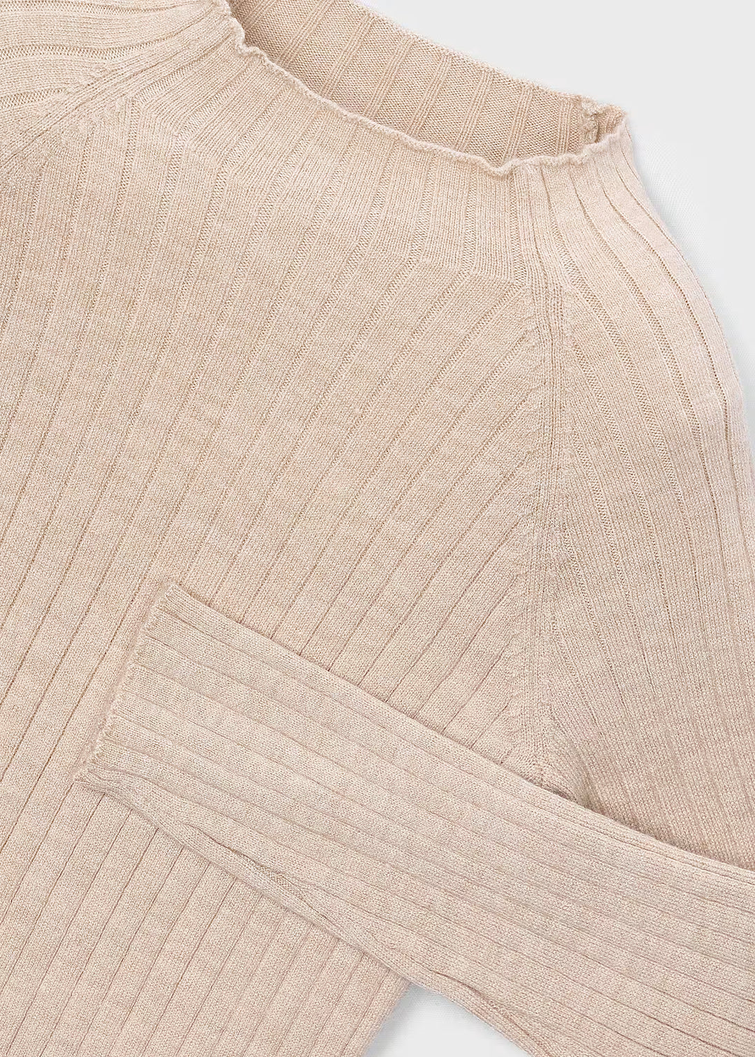 Ribbed Mockneck