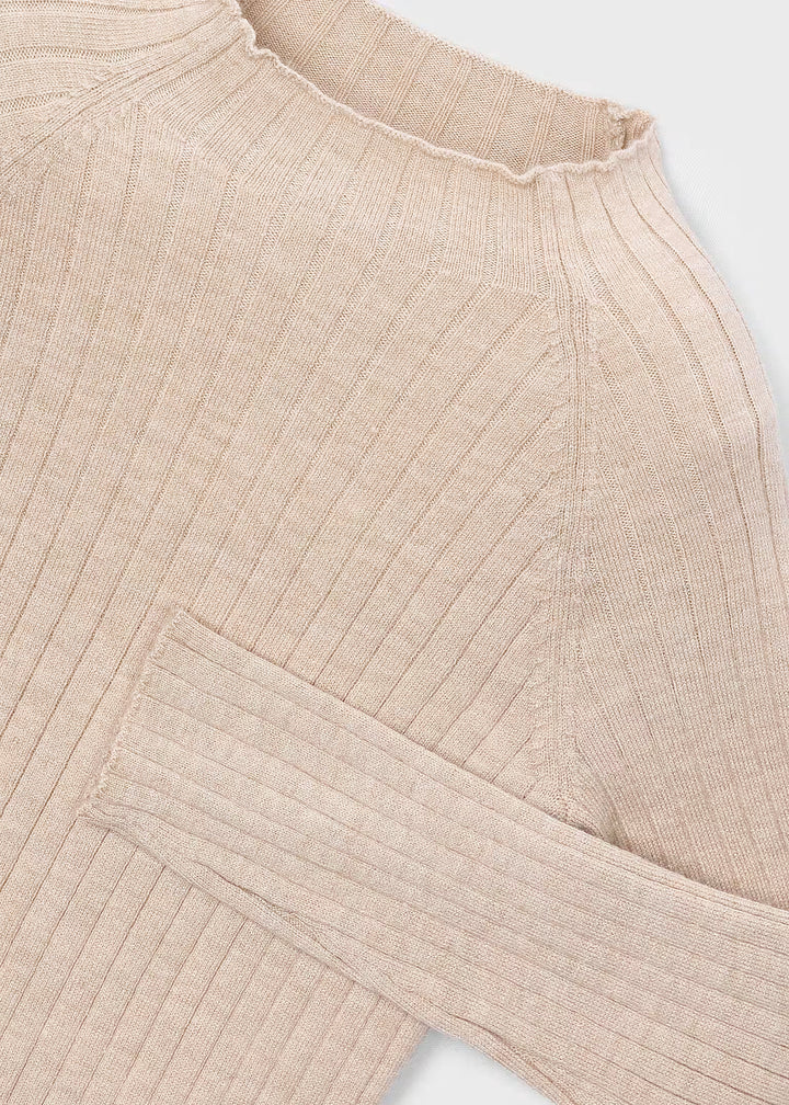 Ribbed Mockneck