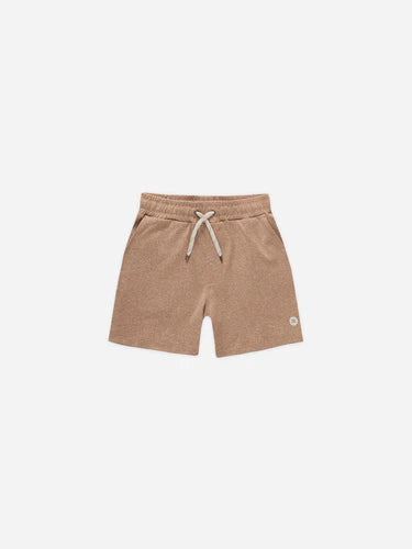 Oceanside Tech Short in Heathered Clay