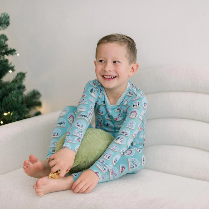Glacier Snow Globes Pajama Set