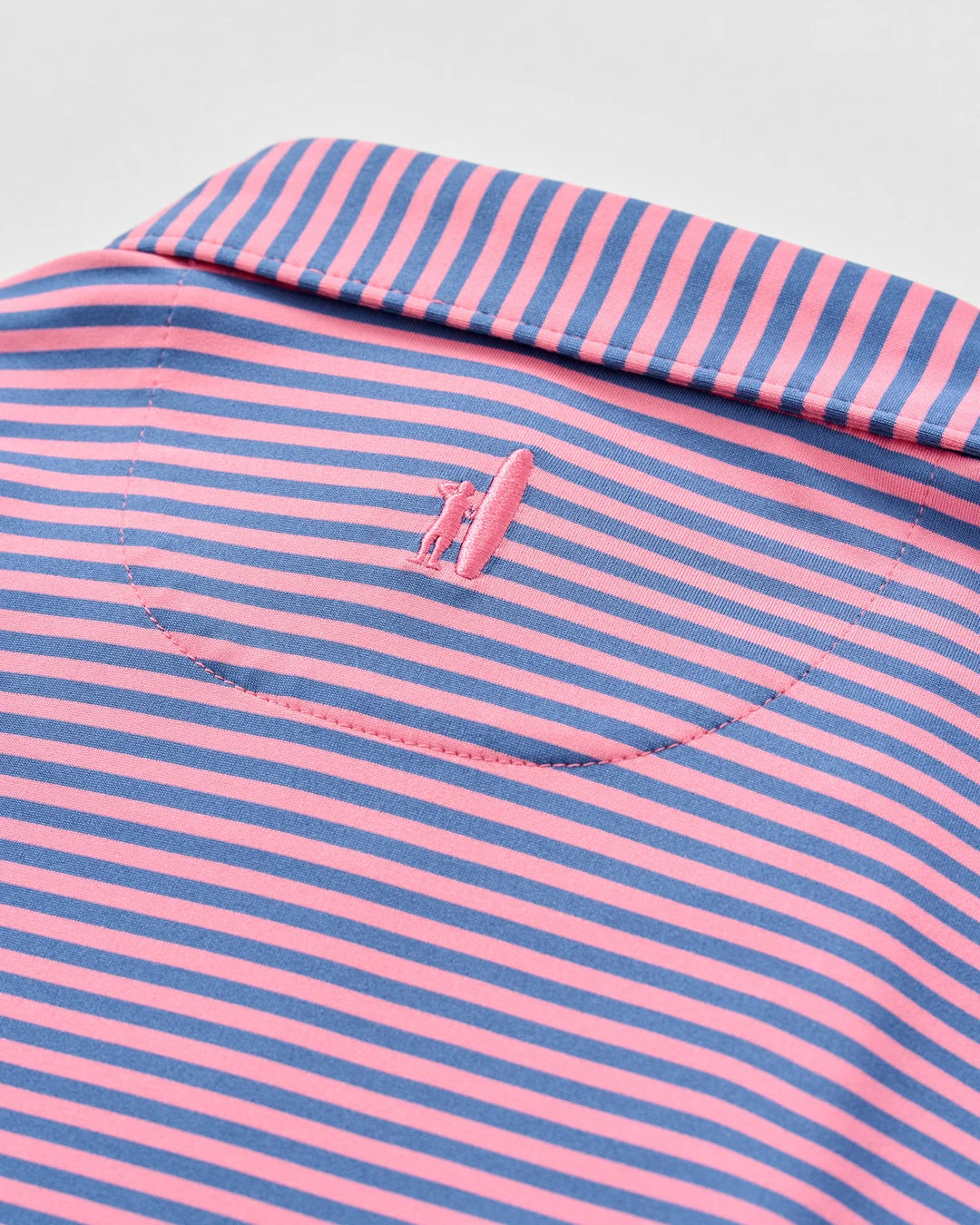 Performance Jersey Jr Polo Cruz Stripe Palm Lake