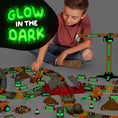 Load image into Gallery viewer, Glow in the Dark Construction Track Set
