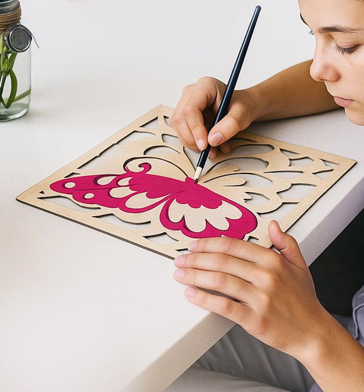 Butterfly Wood Art