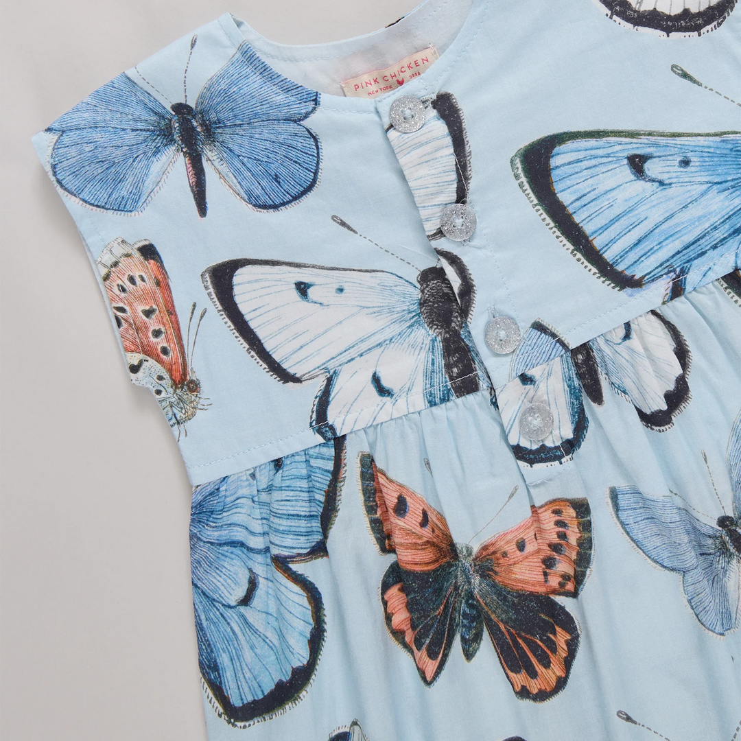 Alexandra Jumper Vintage Blue Butterflies