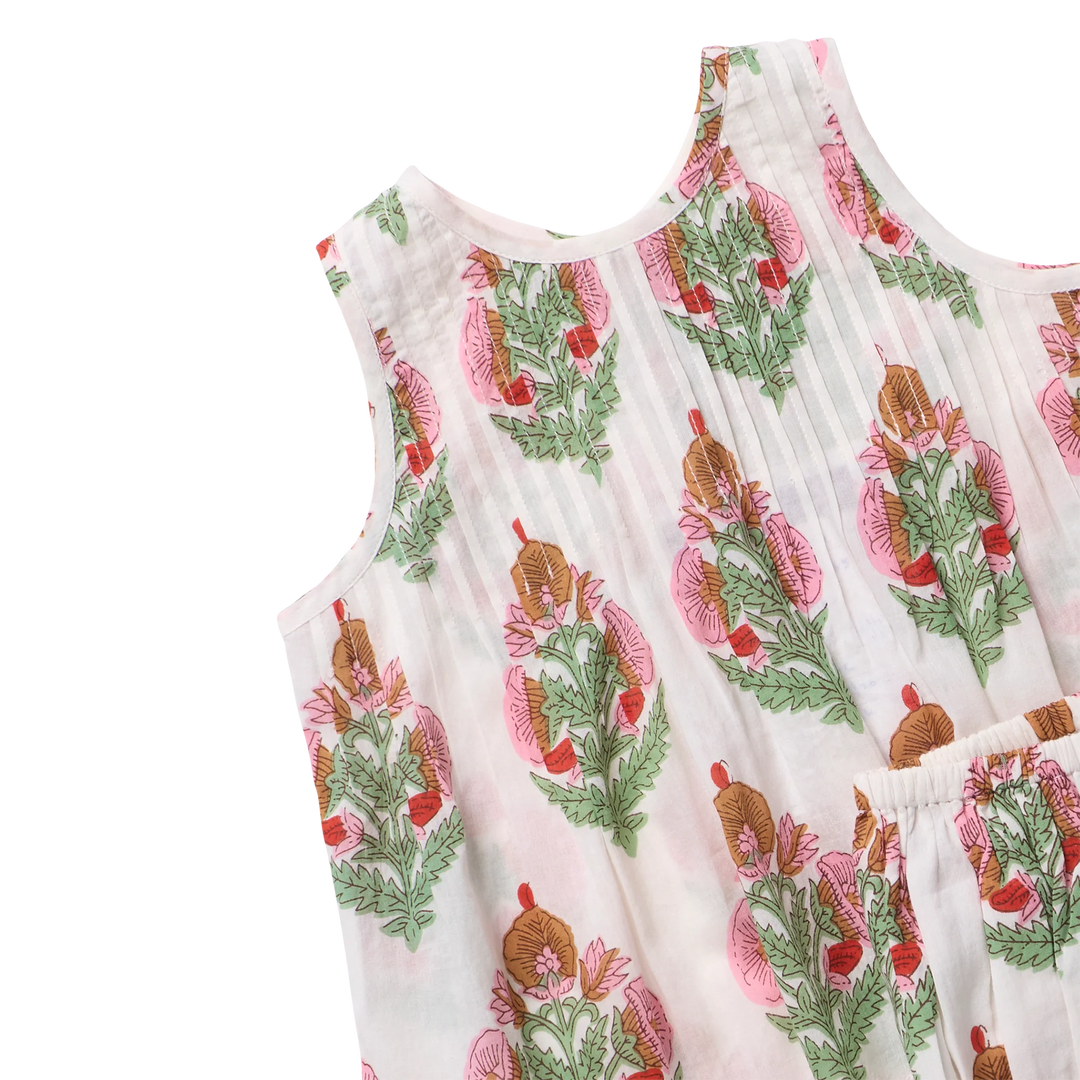 Baby Girls Jaipur 2pc Set Pink Bellflower