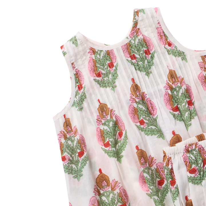 Baby Girls Jaipur 2pc Set Pink Bellflower
