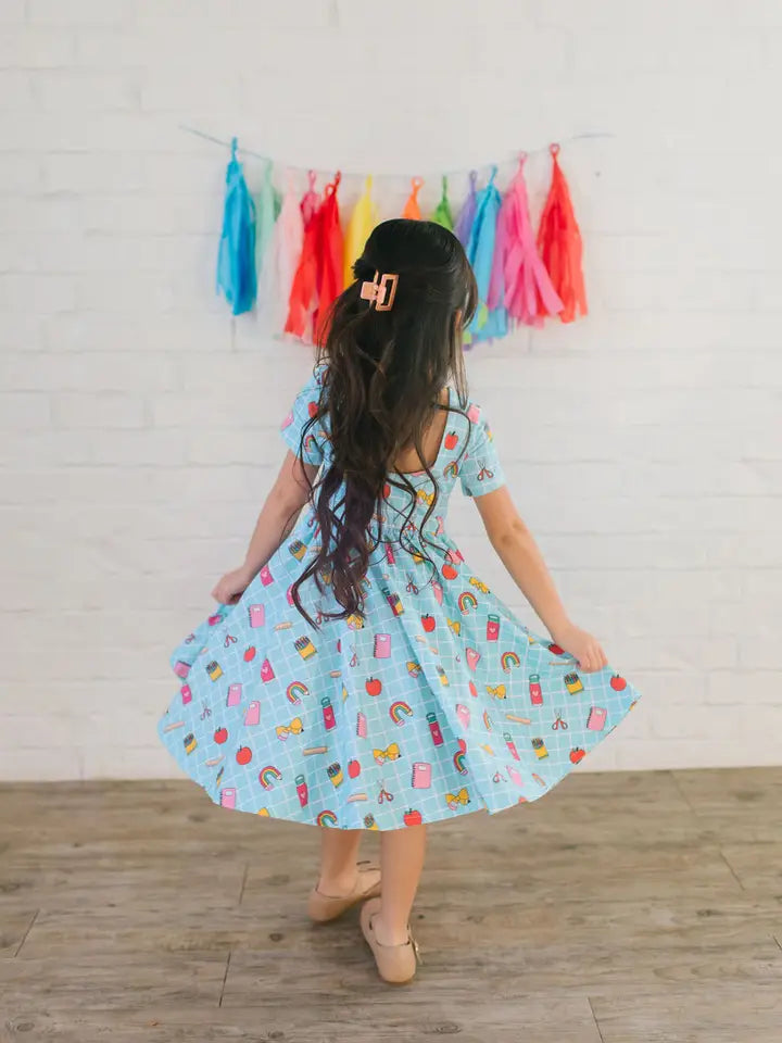 Classic Twirl Dress in Back to School