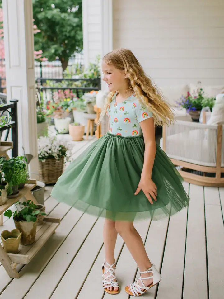 Tutu Dress in Pure Luck