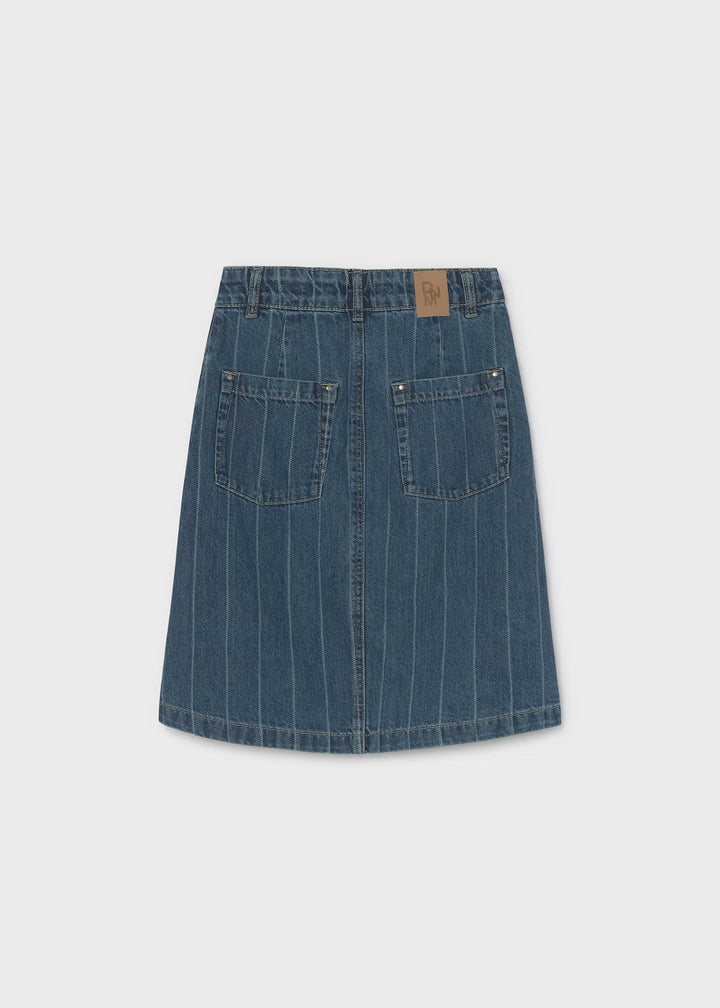 Pinstripe Skirt