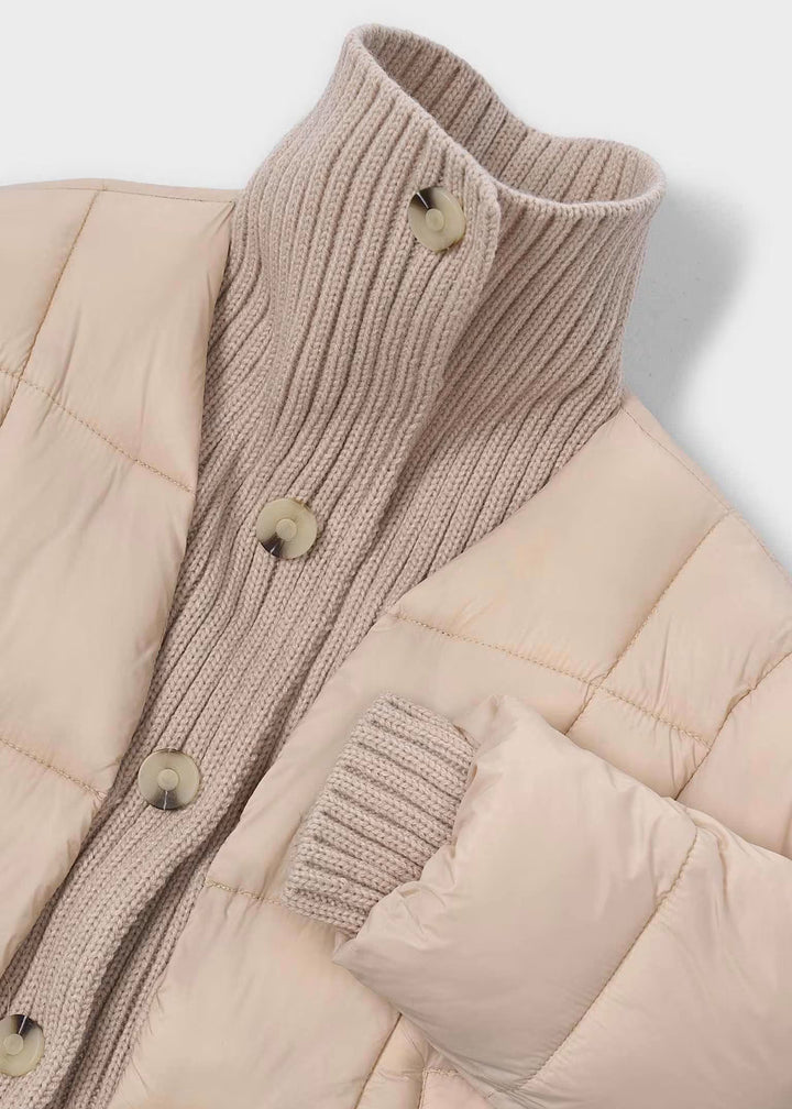 Ribbed Puffer Jacket