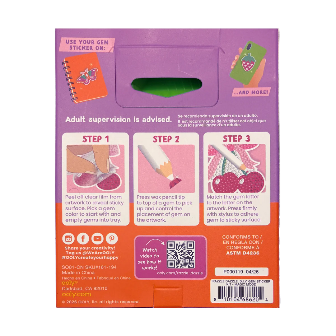 Mini Razzle Dazzle D.I.Y Sticker Kit Magic Mood