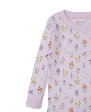 Summer Wildflowers Snug-Fit Printed Pajama Set