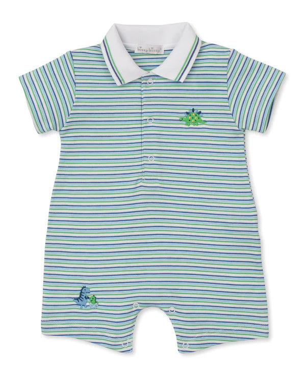 Dino District Short Stripe Playsuit