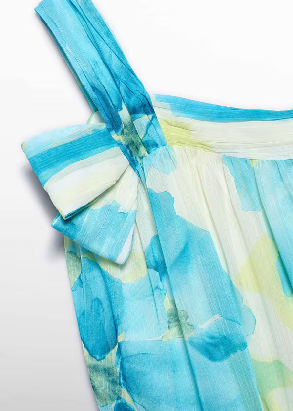 Floral Printed Chiffon Dress