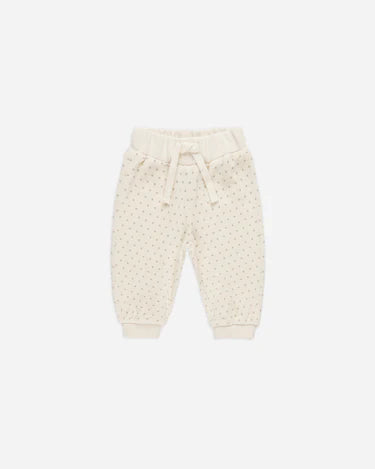 Polka Dot Velour Sweatpants