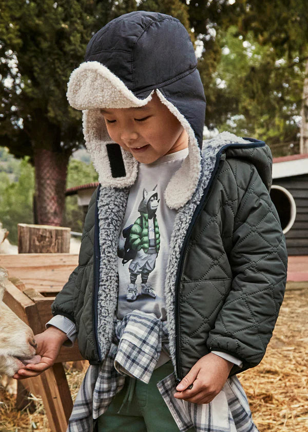 Reversible Hooded coat