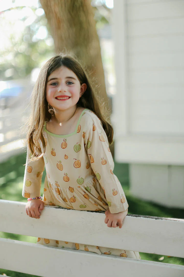 Heirloom Pumpkin Flutter Dress