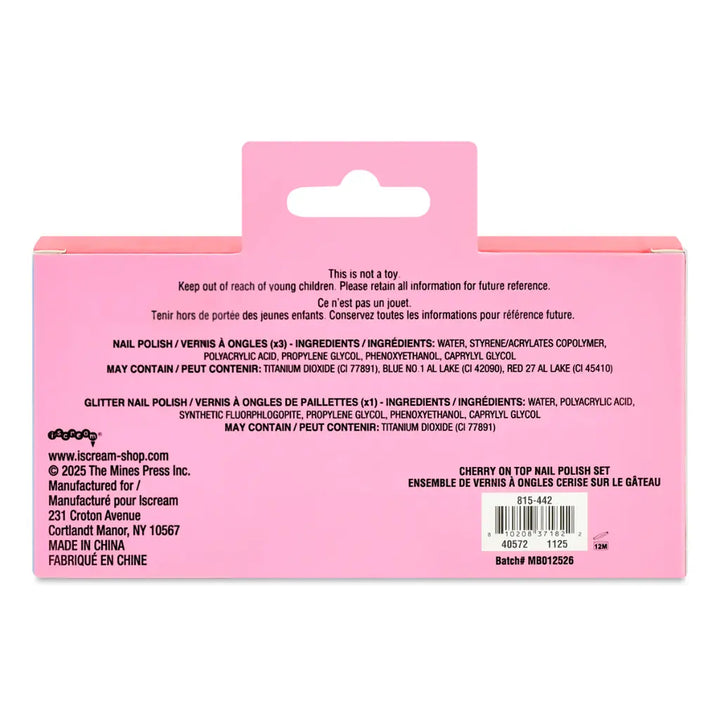 Cherry on Top Nail Polish Set