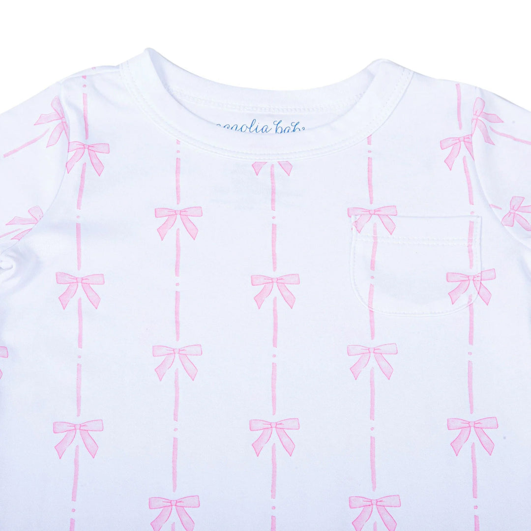Amelia's Classics Pink Toddler Long Pajamas