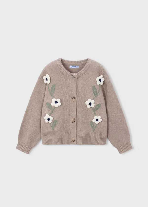 Floral Knit Cardigan