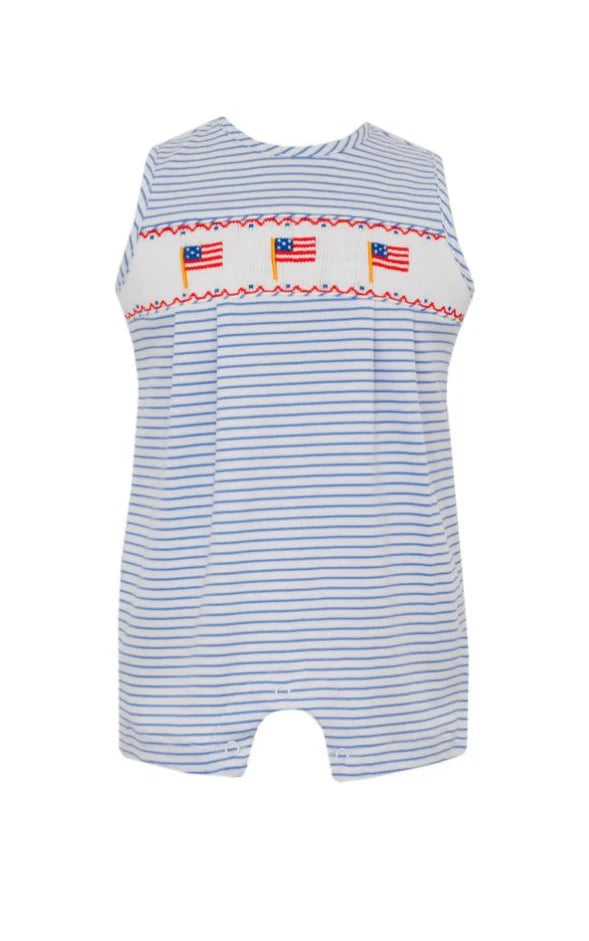 Smocked Flag Knit Jon Jon