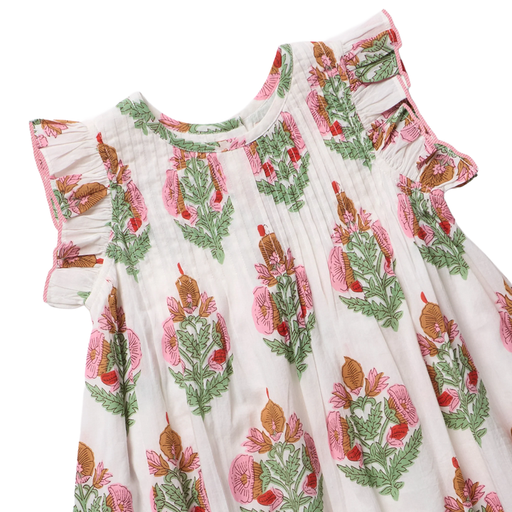 Girls Jaipur Dress Pink Bellflower