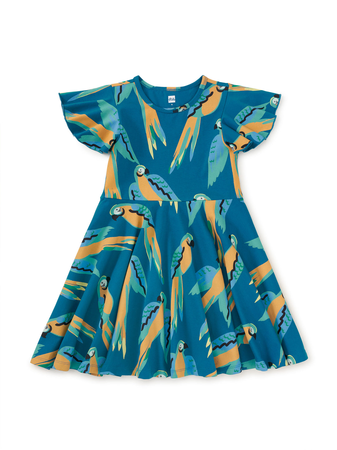 Macaws Flutter Twirl Dress