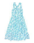 Load image into Gallery viewer, Coast Line Maxi Dress in Blue Grotto
