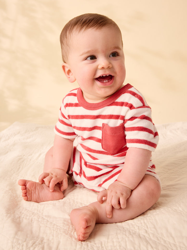 Terrycloth Baby Romper