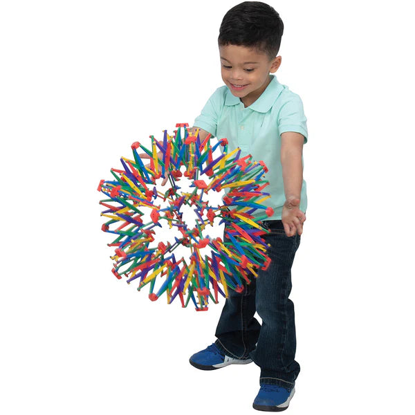 Original Rainbow Hoberman Sphere | Expanding Sensory Ball
