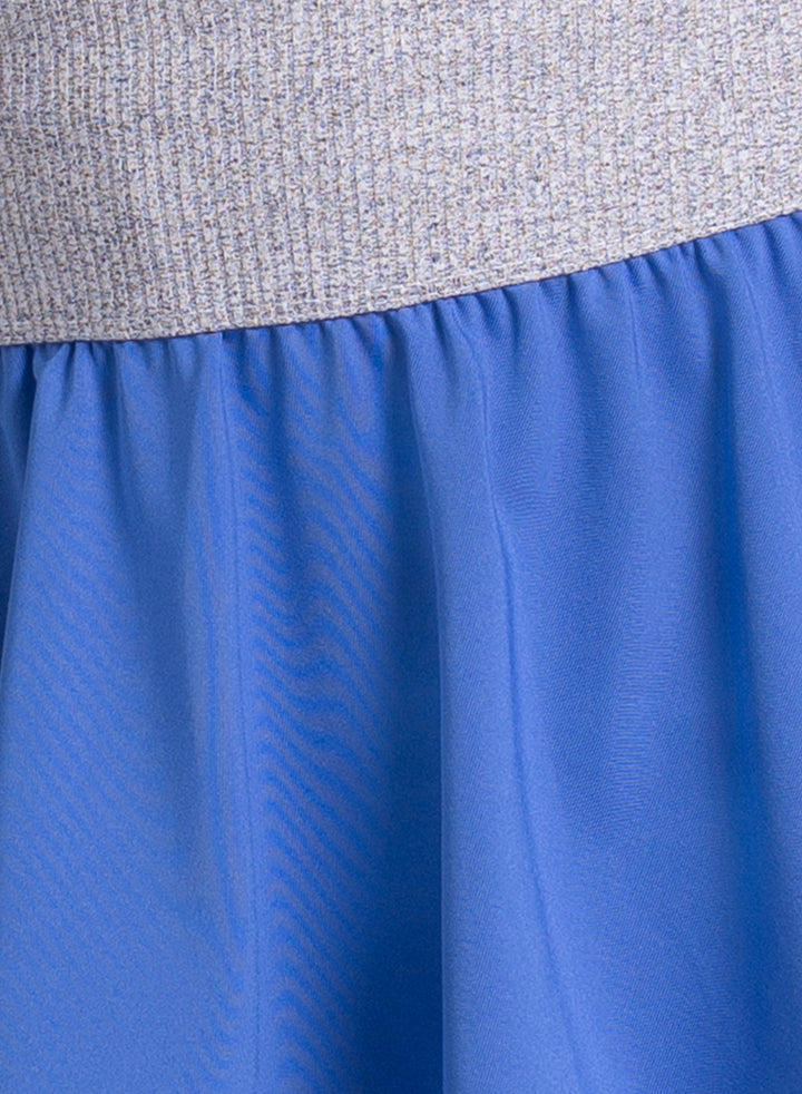 Line Flounce Skirt – Parisian Blue