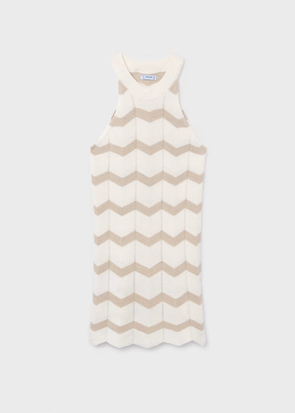 Zig Zag Knit Dress