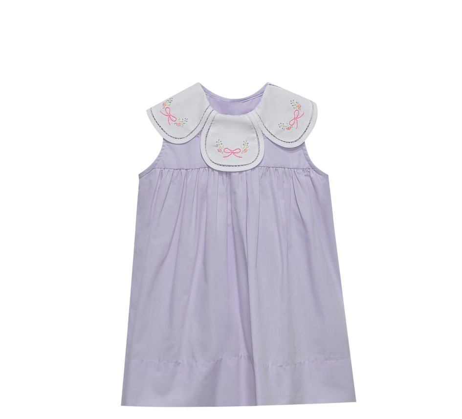 Anna Mae Dress Violet Vines