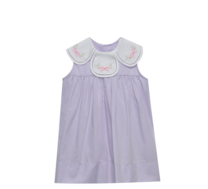 Anna Mae Dress Violet Vines