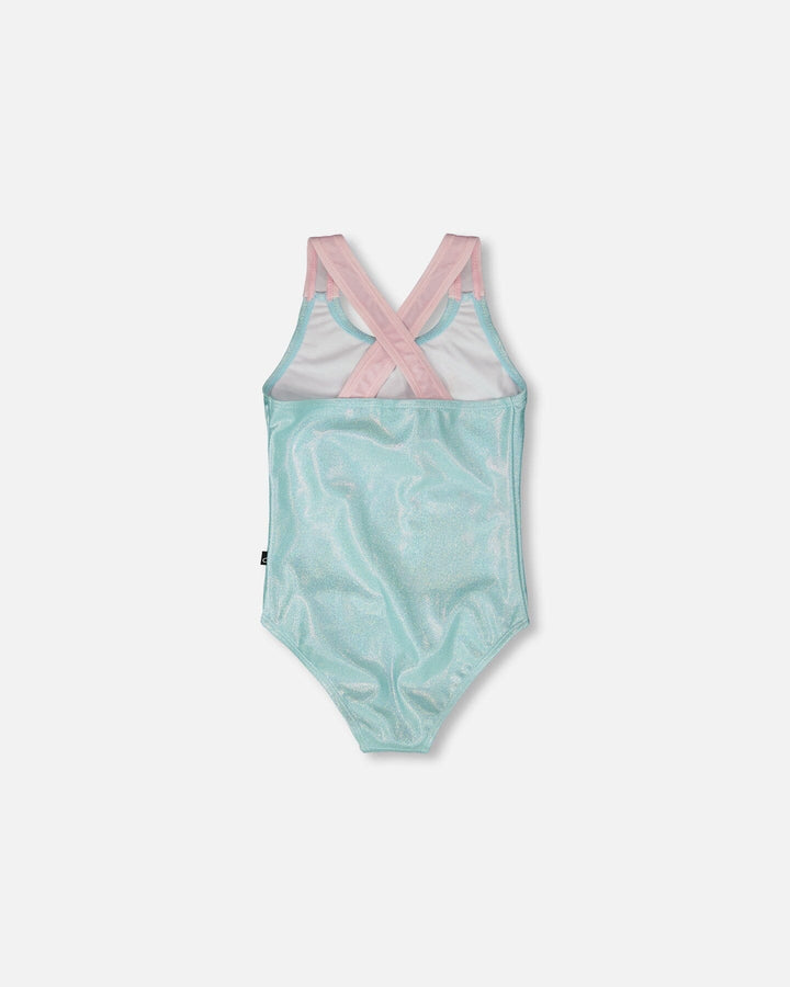 Aqua Shimmer Seahorse Swimsuit
