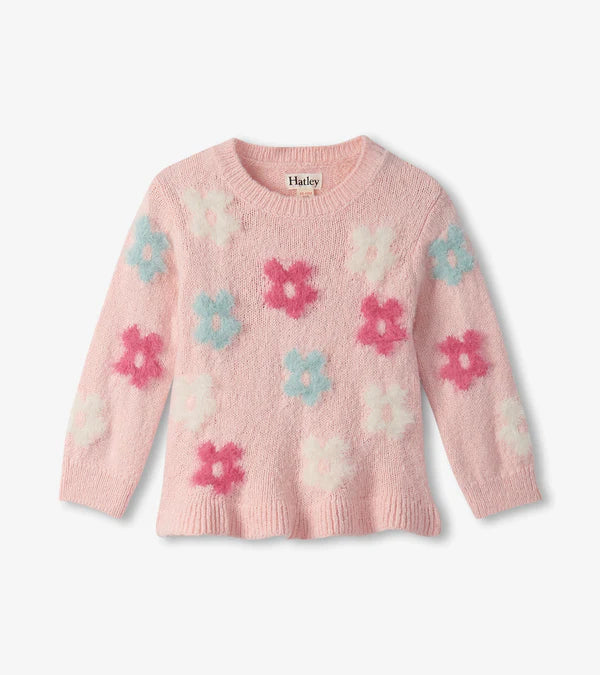 English Rose Flower Sweater