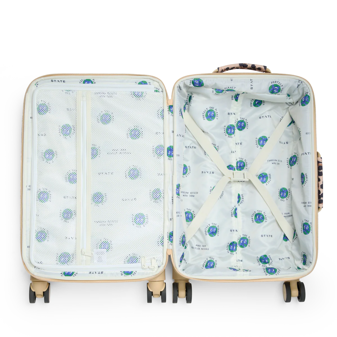 Leopard Logan Carry On Suitcase