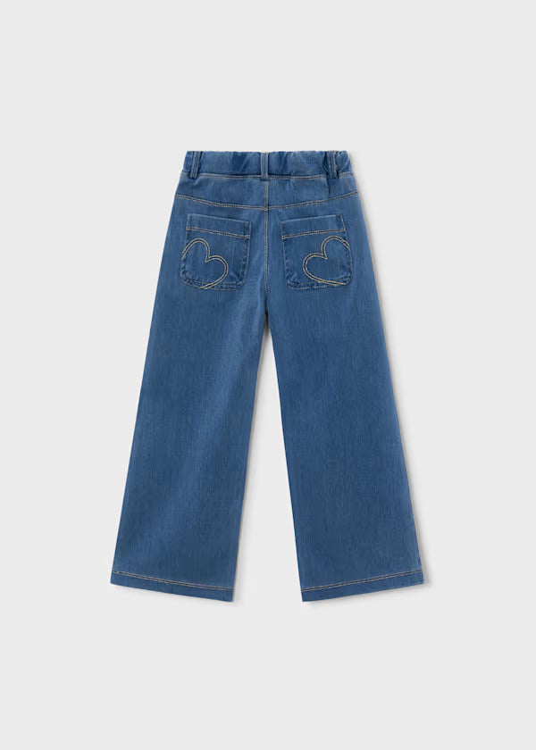 Pull On Knit Denim Pant